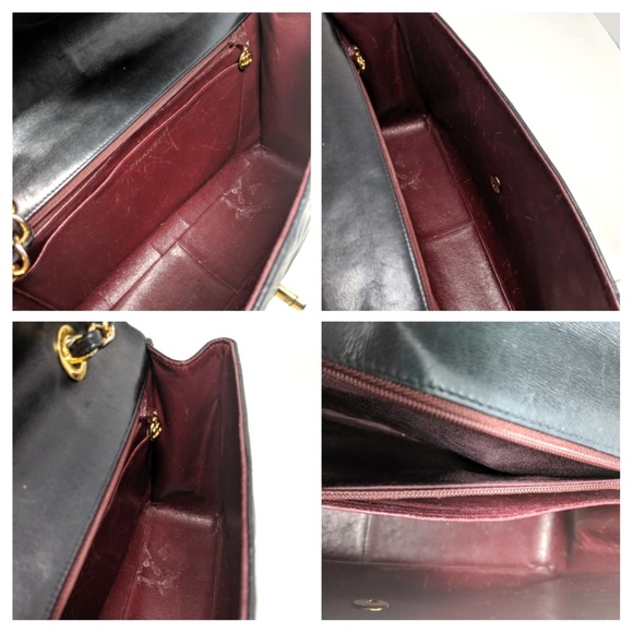 🎉HPx2🎉CHANEL Black Flap Bag Maxi Jumbo Classic - Picture 4 of 8